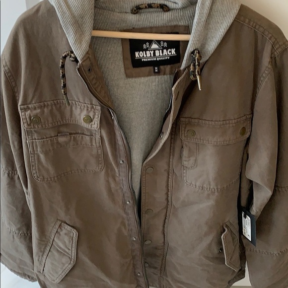 New Combat Canvas Men’s Jacket - Picture 3 of 14